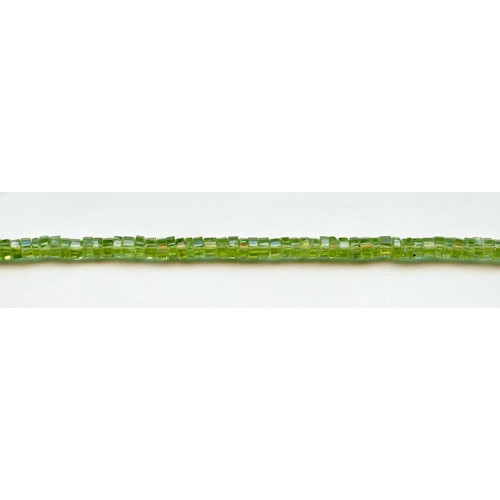 114-1356 Peridot <br>4mm Faceted Wheel