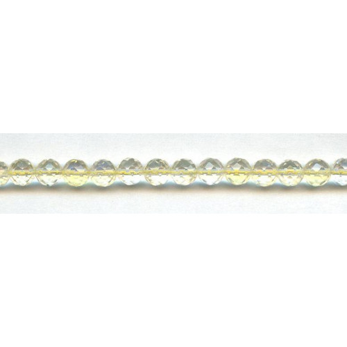 115-1006 Yellow Opalite <br>8mm Faceted Round