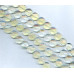 115-1029 Yellow Opalite <br>20mm Faceted Coin