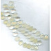 115-1052 Yellow Opalite <br>15x20 Flat Pear Briolette