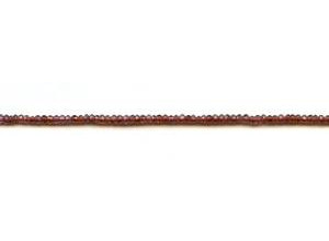 Garnet 3mm Faceted Rondell