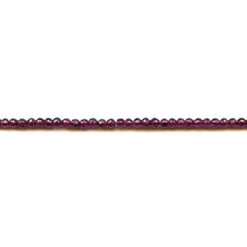 116-1624 Garnet <br>4mm Faceted Round