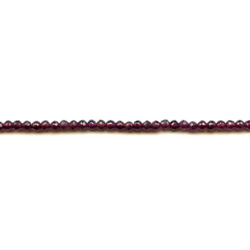 116-1629 Garnet <br>4mm Faceted Round