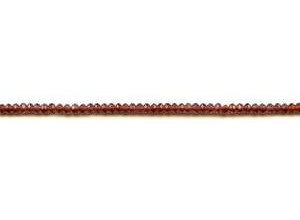 Garnet 3-3.5mm Faceted Rondell