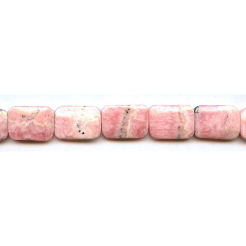 119-1141 Pink Rhodochrosite <br>13x18 Flat Rectangle