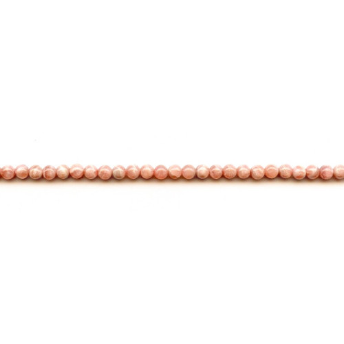 119-1222 Rhodochrosite <br>4mm Round
