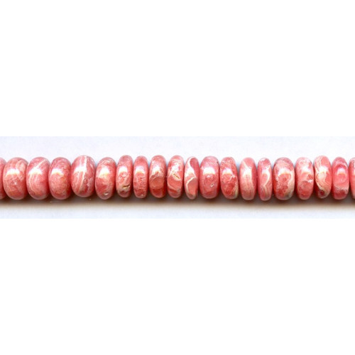 119-1240 Rhodochrosite <br>12mm Rondell