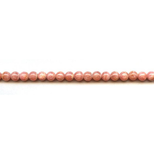 119-1253 Rhodochrosite <br>6mm Round
