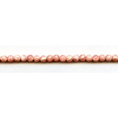 119-1327 Rhodochrosite <br>6mm Round