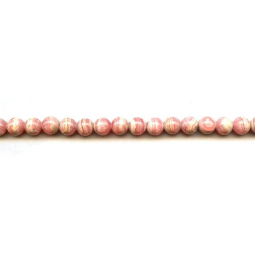 119-1344 Rhodochrosite <br>7mm Round