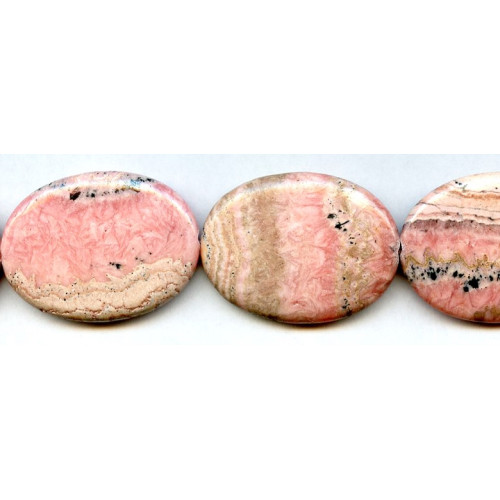 119-1385 Rhodochrosite <br>30x40 Flat Oval