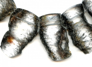 Tourmalinated Quartz 40-53x Fancy Drop