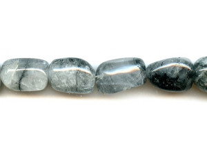 Tourmalinated Quartz 16x Tumbled Nugget