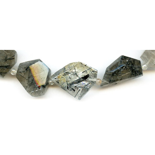 120-1111 Tourmalinated Quartz <br>13-20x Simple Cut