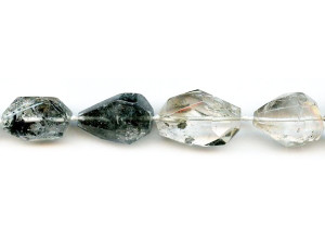 Tourmalinated Quartz 12-20x Faceted Nugget
