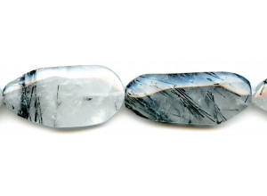 Tourmalinated Quartz 20-24x Faceted Slab
