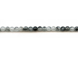 Tourmalinated Quartz 6.5mm Round