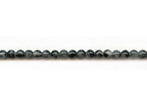 Tourmalinated Quartz 6mm Round