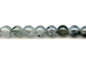 Tourmalinated Quartz 13-14mm Round