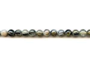 Tourmalinated Quartz 8mm Round