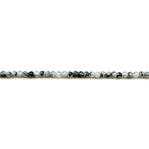 120-1204 Tourmalinated Quartz <br>4mm Round