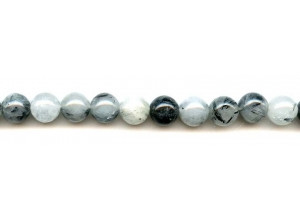 Tourmalinated Quartz 10mm Round