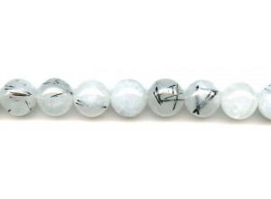 Tourmalinated Quartz 14mm Round