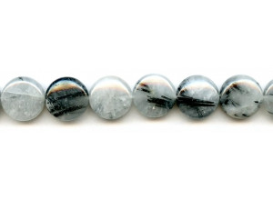 Tourmalinated Quartz 16mm Dime
