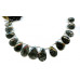 120-1241 Tourmalinated Quartz <br>16-32x Flat Pear Briolette