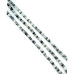 120-1279 Tourmalinated Quartz <br>8mm Faceted Rondell