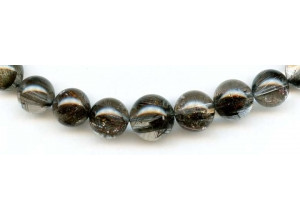 Tourmalinated Quartz 6-15mm Round