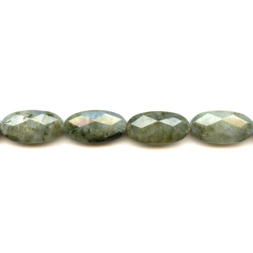 123-1083 Labradorite <br>13x25 Faceted Flat Oval