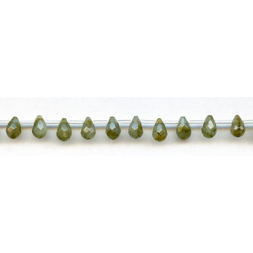 123-1886 Labradorite <br>6x9 Teardrop Briolette