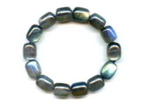 Labradorite 12-13mm Tube Bracelet