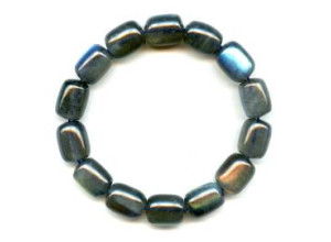 Labradorite 11-12mm Tube Bracelet