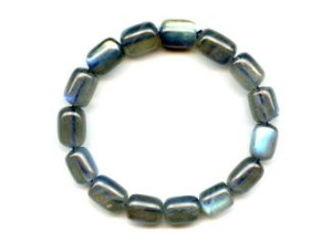 Labradorite 9-10mm Tube Bracelet