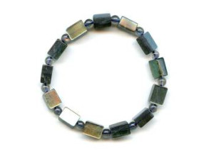 Labradorite 8x10mm Rectangle Bracelet