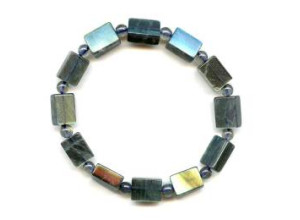 Labradorite 9x12mm Rectangle Bracelet