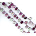 124-1358 Fluorite <br>13x18 Flat Pear Drop