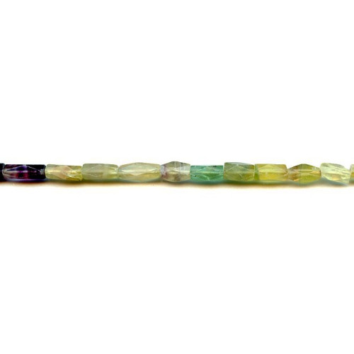 124-1476 Fluorite <br>5x Faceted Tube