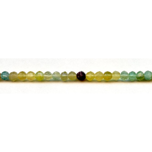 124-1479 Fluorite <br>6mm Faceted Round
