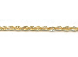Citrine 6x8 Faceted Teardrop