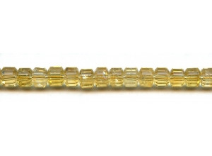 Citrine 9mm Strip-faceted Wheel