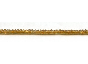Citrine 4.5-5mm Faceted Rondell