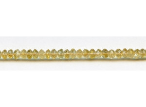 Citrine 6.5mm Faceted Rondell