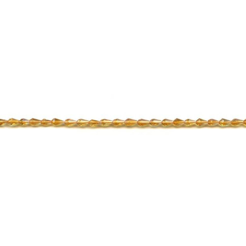 126-2070 Citrine <br>3x5 Faceted Teardrop