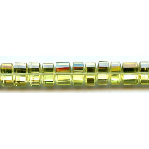 L2479-010A Lemon Citrine <br>15x Faceted Tri-Tube