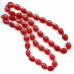 128-1074 Red Jade <br>13x18 Faceted Flat Pear