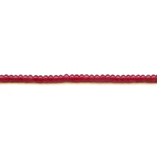 128-1085 Red Jade <br>4mm Rondell