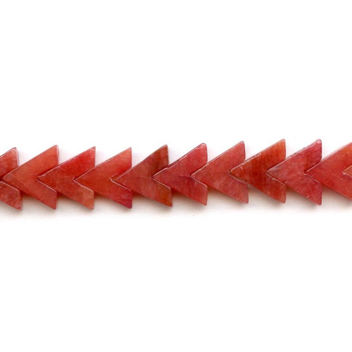 128-1218 Red Jade <br>16x16 V-shape